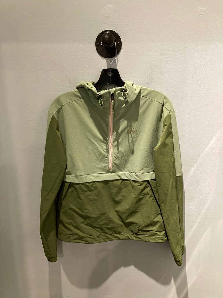 REI Lite Jacket, Green Colorblock, Women's XS