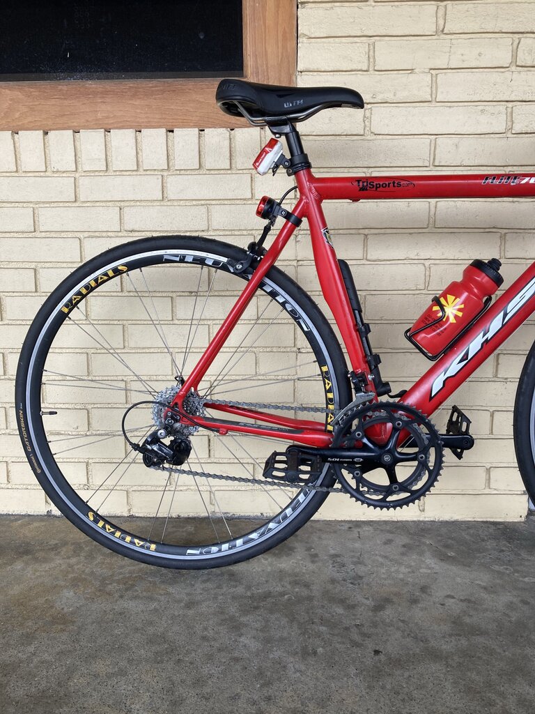 KHS Flite 700 Road Bike, Red, 700c/22"