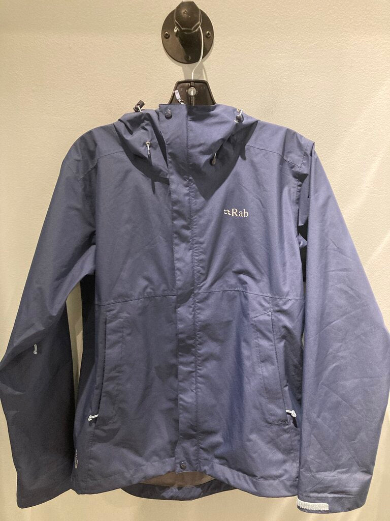 Rab Rain Jacket, Navy, Men's L