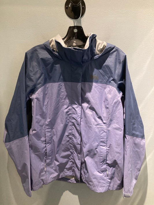 LL Bean Rain Jacket, Purple/Blue, Women's L