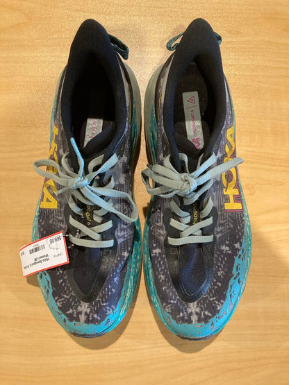 Hoka Speedgoat 6, Grey/Blue, Women's 9B