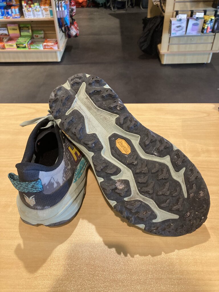 Hoka Speedgoat 6, Grey/Blue, Women's 9B