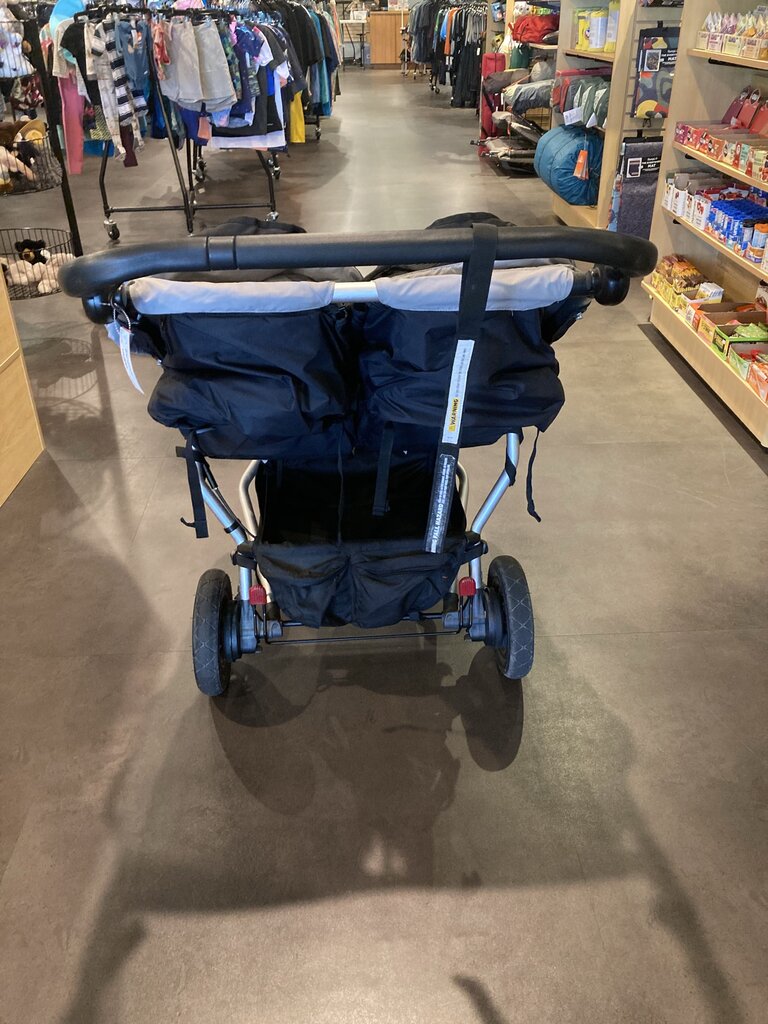 Mountain Buggy Double Stroller, Black (extra tubes/sunshade)