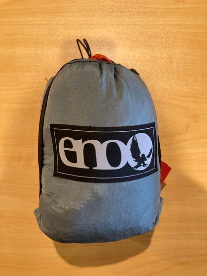 ENO DoubleNest Hammock, Orange/Grey