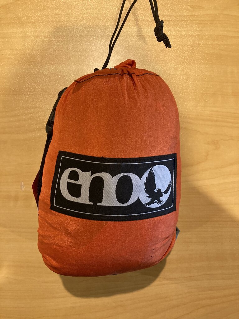 ENO DoubleNest Hammock, Orange/Grey
