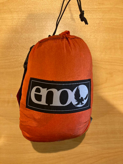 ENO DoubleNest Hammock, Orange/Grey