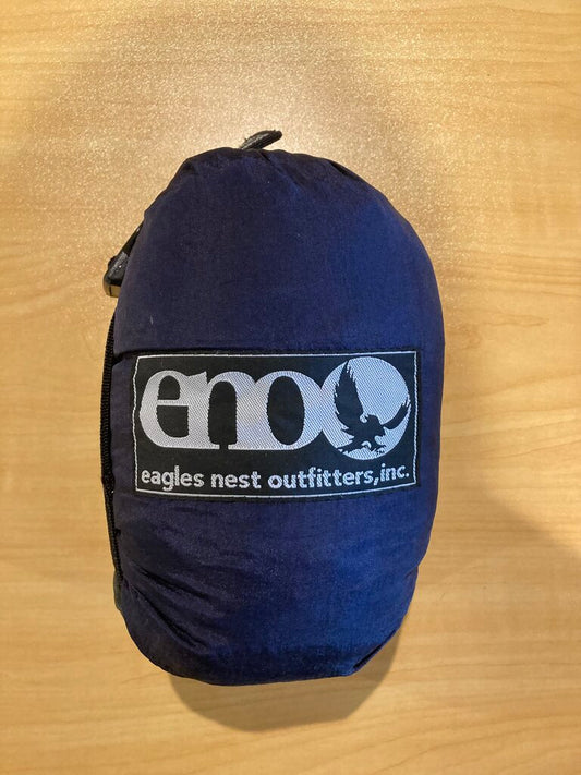 ENO DoubleNest Hammock, Navy/Green