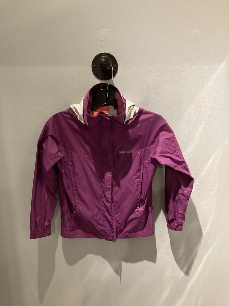 Marmot Rain Jacket, Purple, Kids XS