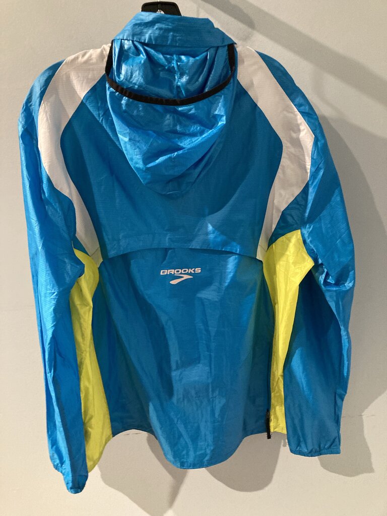 Brooks Running Wind Jacket, Blue, Men's XL