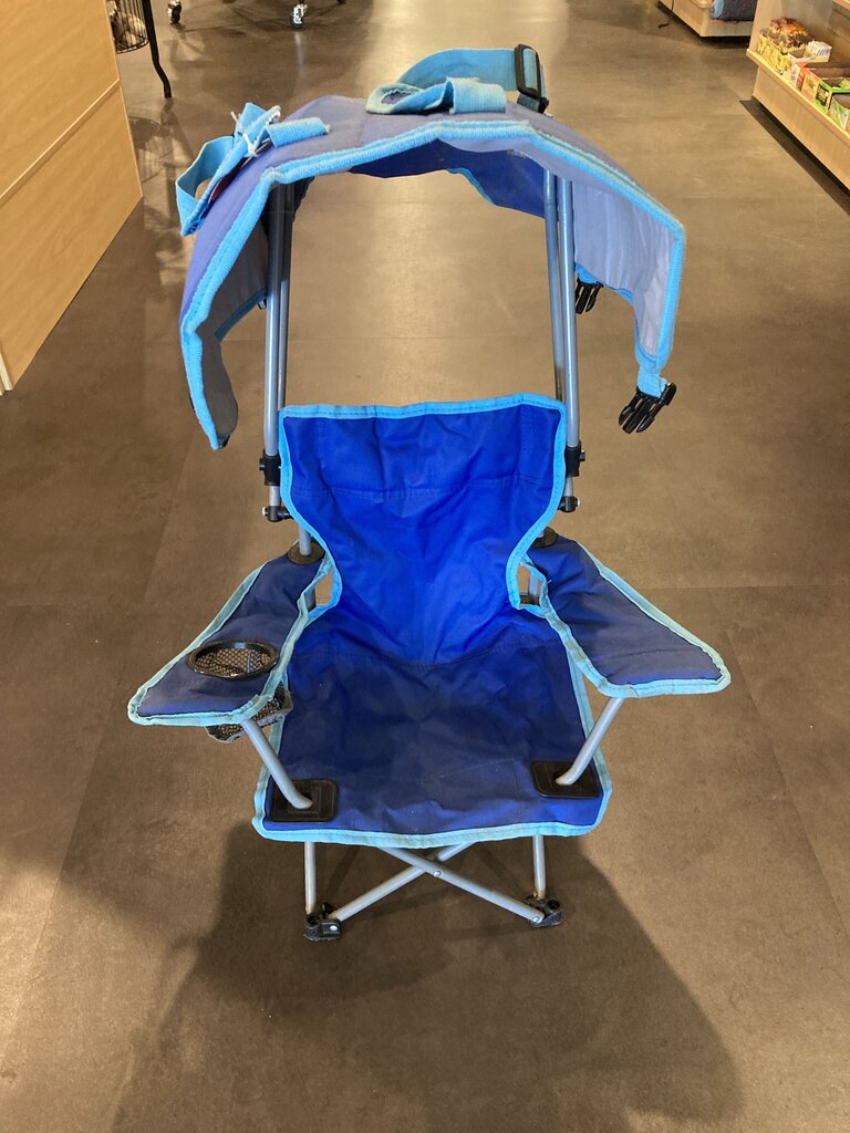 Kelsyus Kid's Chair w/ Sunshade, Blue