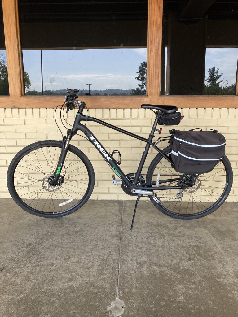Trek Dual Sport Bicycle, Black/Green, 19"