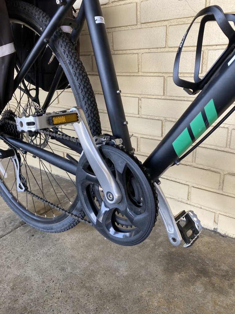 Trek Dual Sport Bicycle, Black/Green, 19"
