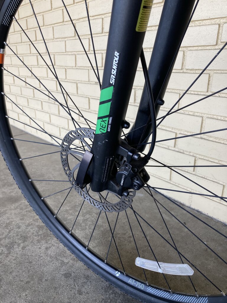 Trek Dual Sport Bicycle, Black/Green, 19"