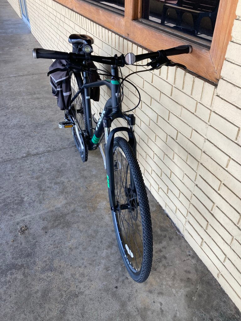 Trek Dual Sport Bicycle, Black/Green, 19"