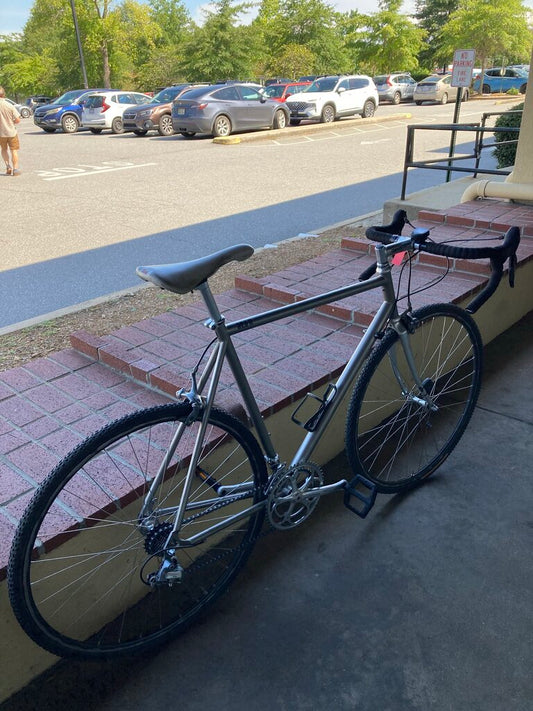 Titanium (3/2.5Ti) Bike, Silver, 58.25cm Frame, 700c Wheel
