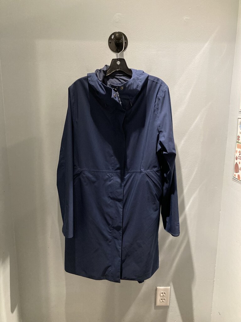 Patagonia Long Rain Jacket, Navy, Women's L