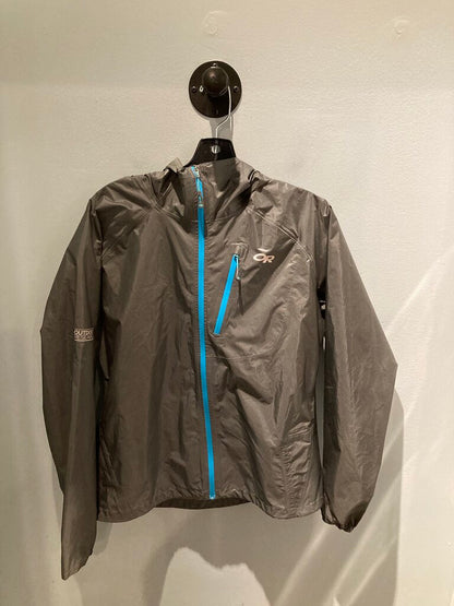 Outdoor Research Hellium II Rain Jacket, Gray, Women's M