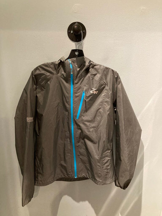 Outdoor Research Hellium II Rain Jacket, Gray, Women's M
