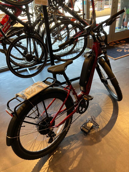 Cannondale Adventure Neo E-Bike, Red/Black, 15" Frame, 27.5" Wheel