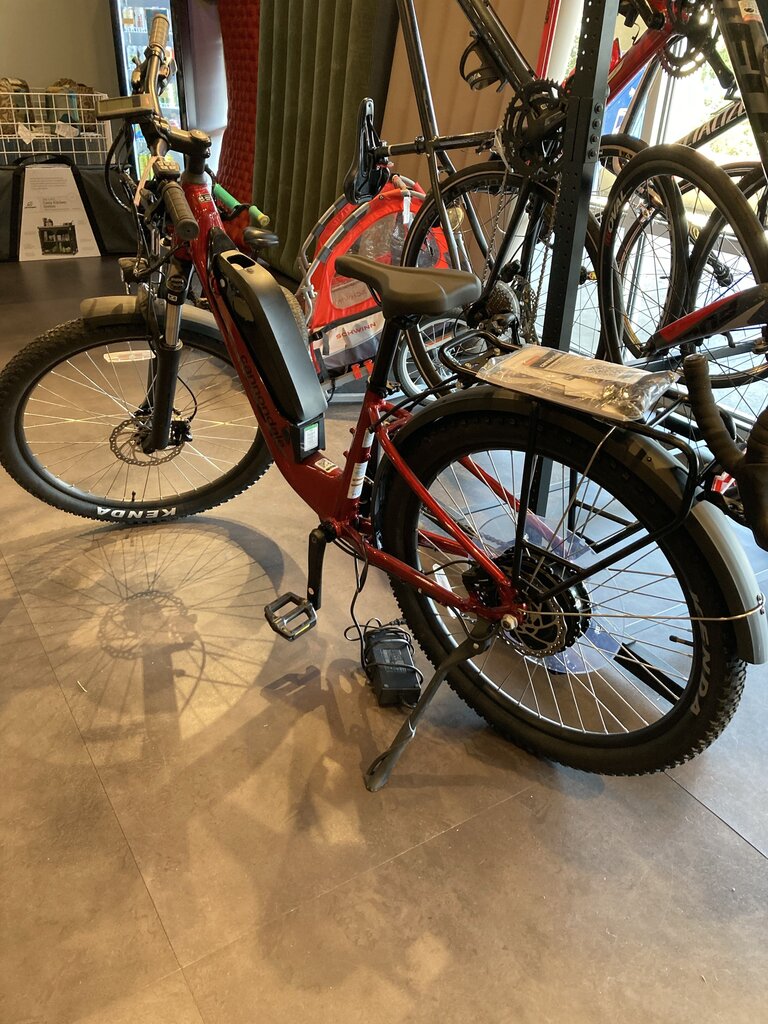 Cannondale Adventure Neo E-Bike, Red/Black, 15" Frame, 27.5" Wheel