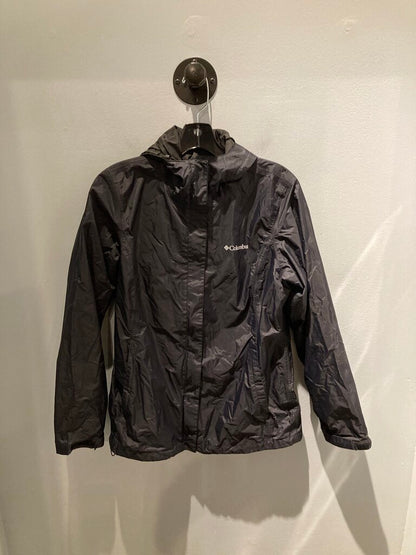 Columbia Rain Jacket, Black, Women's M