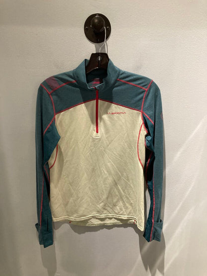 La Sportiva 1/4 Zip, Lime/Green, Women's M