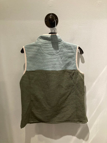 LL Bean Full Zip Vest, Green/Teal, Women's L
