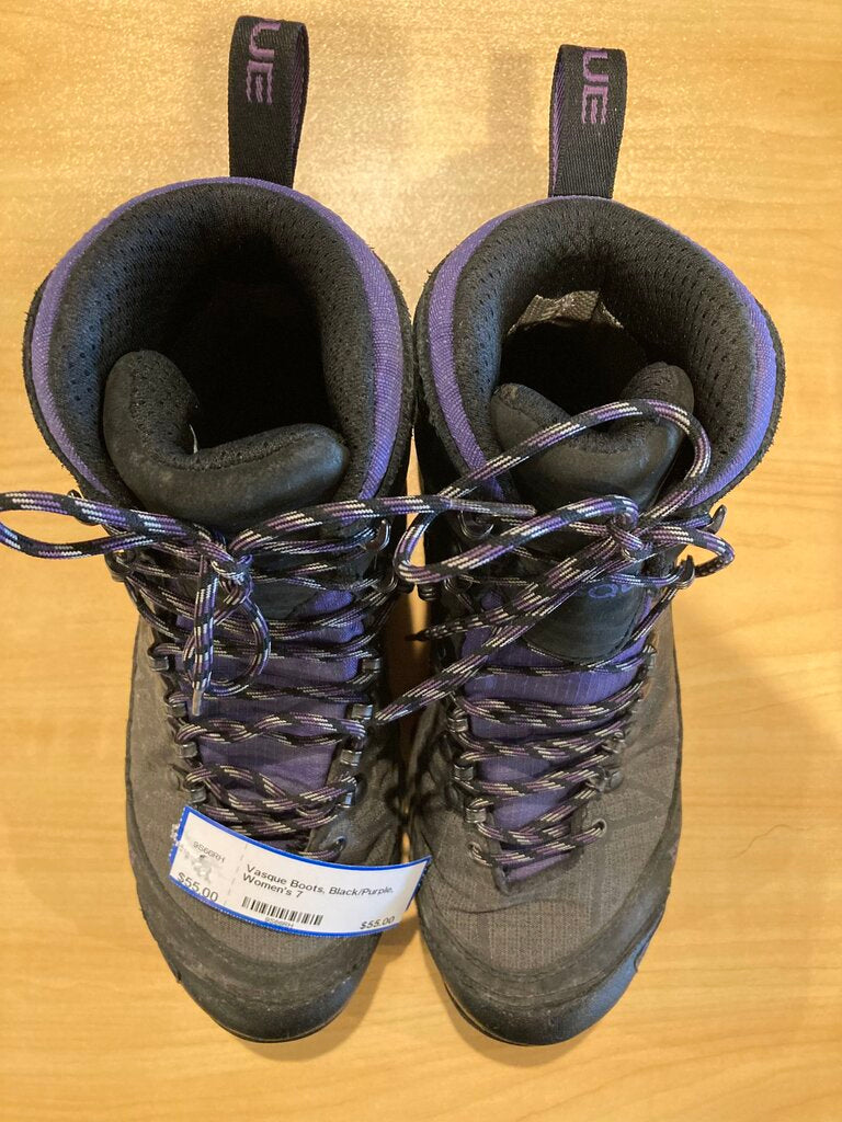 Vasque Boots, Black/Purple, Women's 7