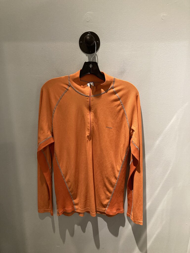 Patagonia 1/4 Zip Baelayer, Orange, Men's L