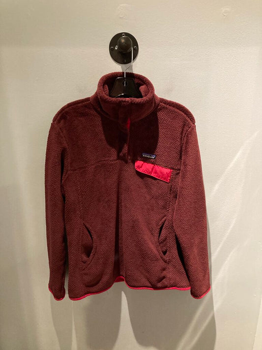 Patagonia Snap Fleece, Maroon, Women's L