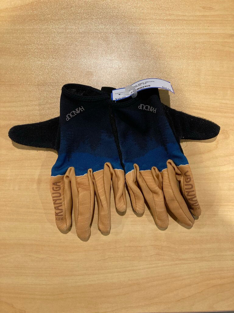 Handup BMX Gloves, Black/Gold, XS