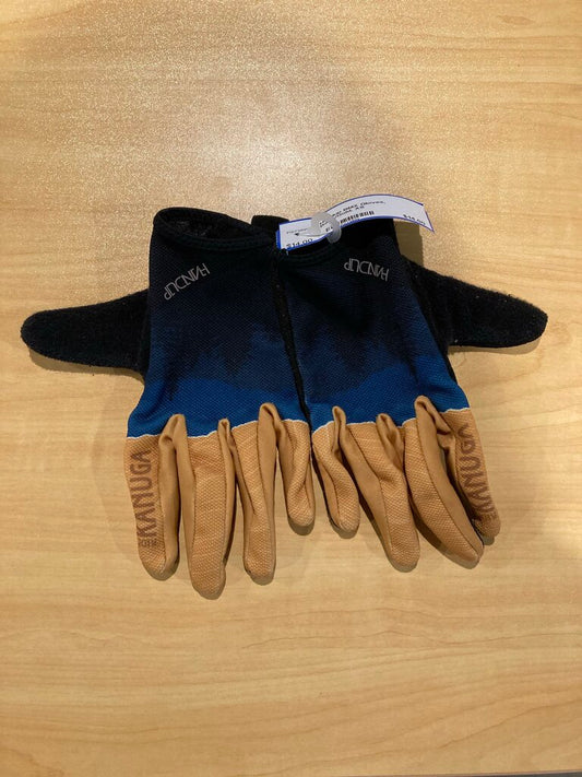 Handup BMX Gloves, Black/Gold, XS