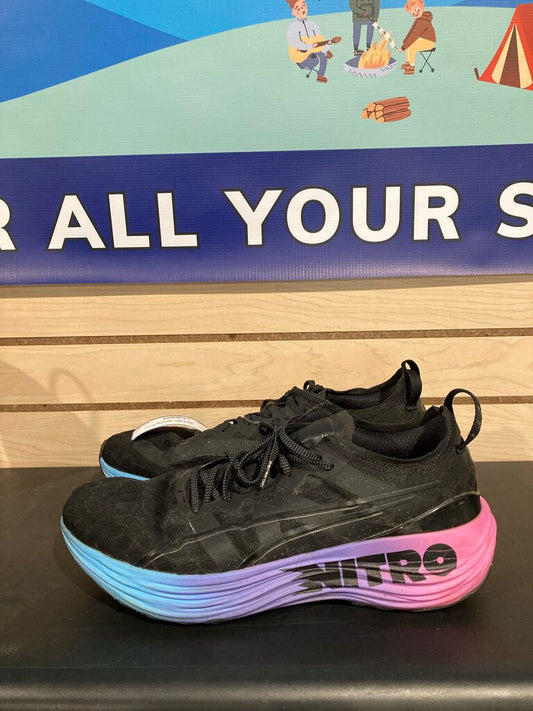 Puma Nitro Running Shoes, Black/Pink, Men's 13