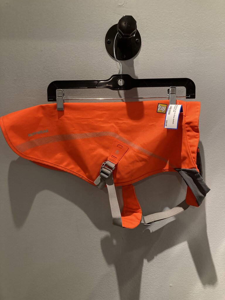Ruffwear Hi-Vis Dog Jacket, Orange, S/M