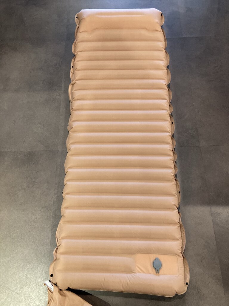 Unbranded Inflatable Sleeping Pad, Pink/Grey