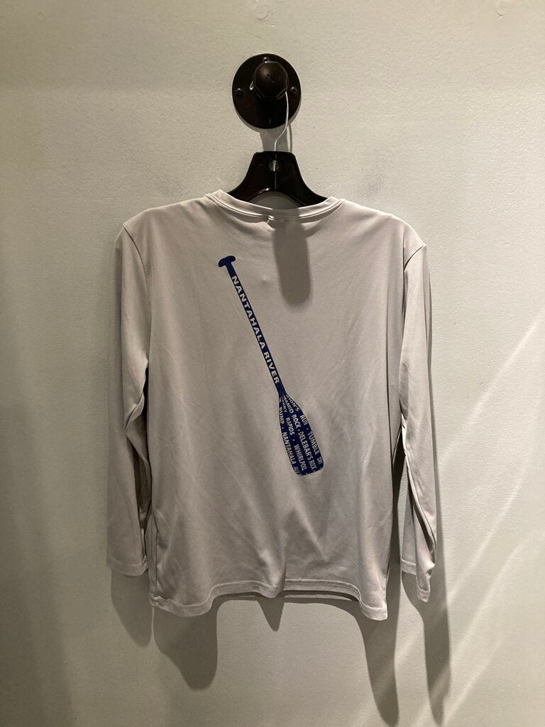 NOC LS Crew Baselayer, Light Grey, Youth XL