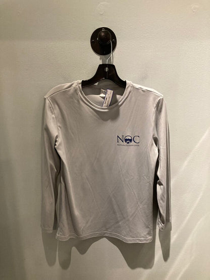 NOC LS Crew Baselayer, Light Grey, Youth XL