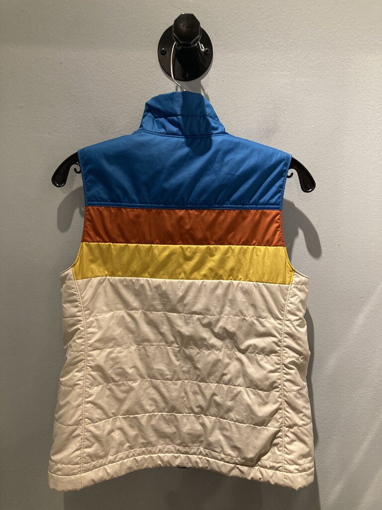 LL Bean Insulated Vest, Retro Color Block, Women's XS Pet