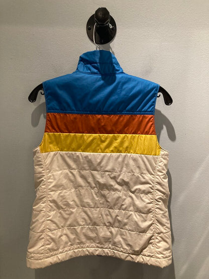LL Bean Insulated Vest, Retro Color Block, Women's XS Pet