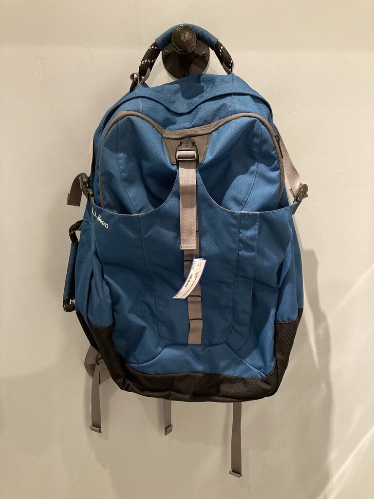 LL Bean Backpack, Black/Blue, 30L?