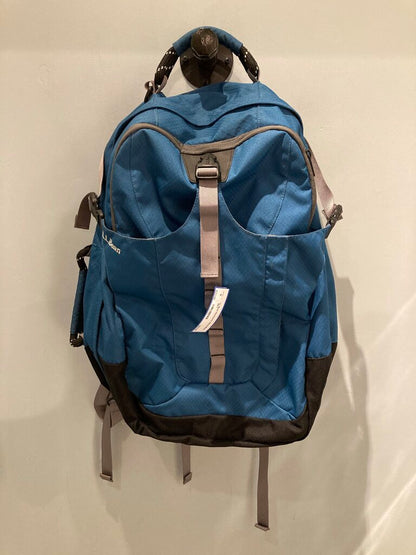 LL Bean Backpack, Black/Blue, 30L?