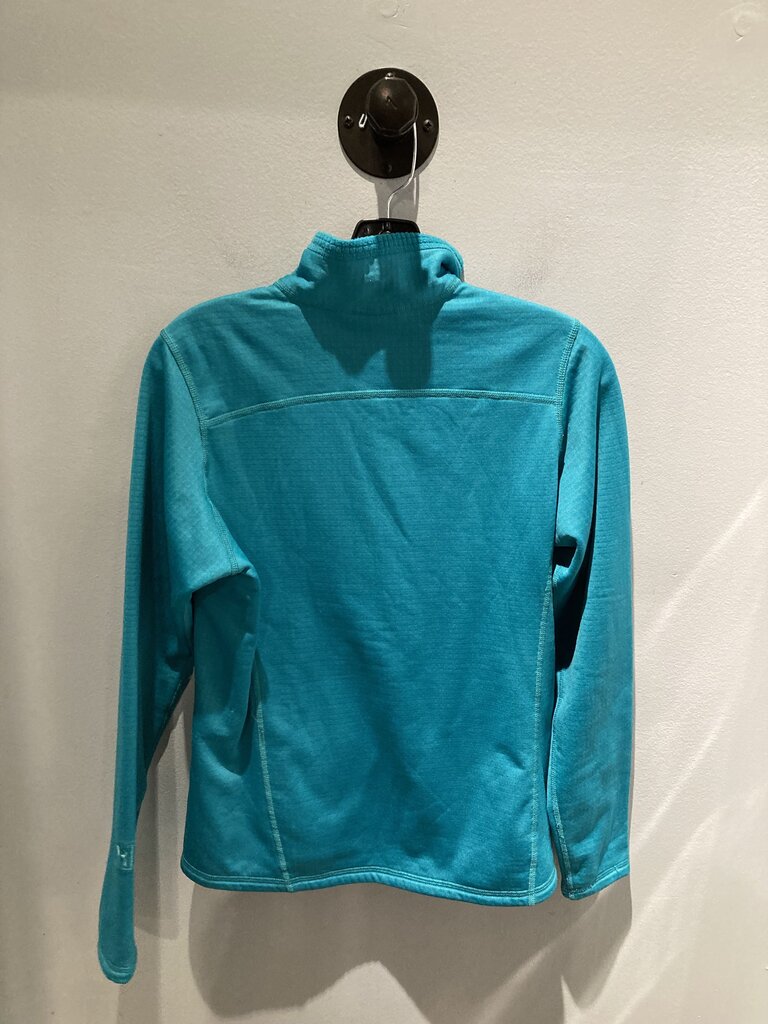 Patagonia Full Zip Fleece, Teal, Women's M
