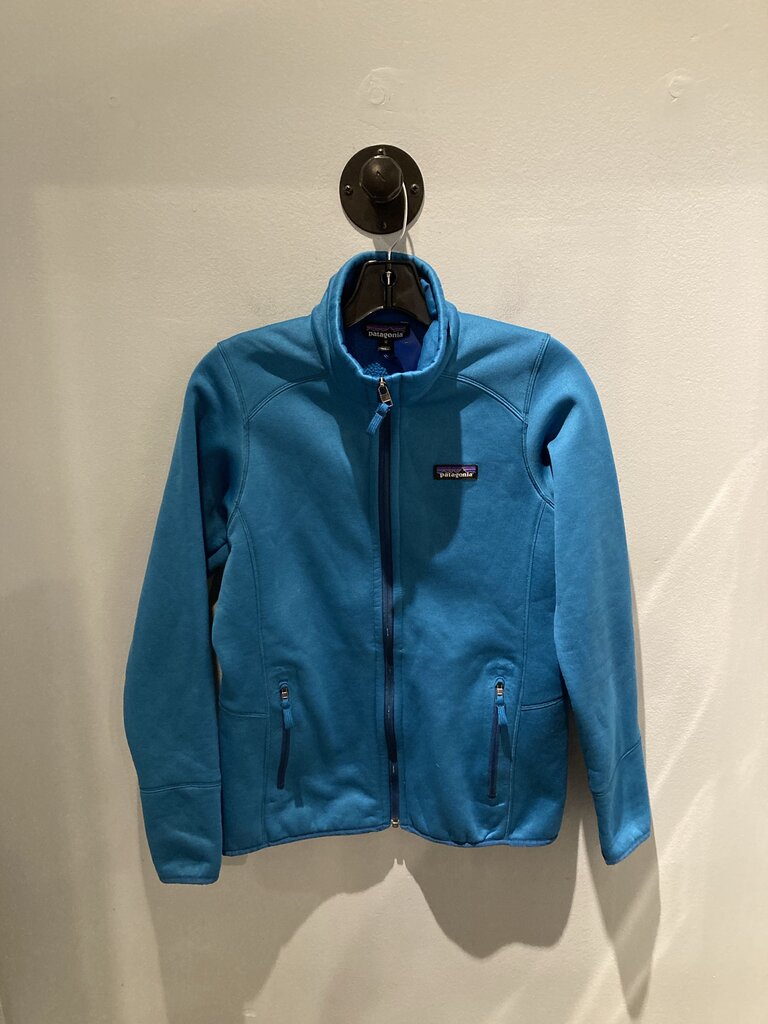 Patagonia Full Zip Fleece, Blue, Women's M