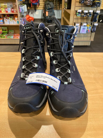 Ahnu Hiking Boots, Blue/Black, Women's 8.5