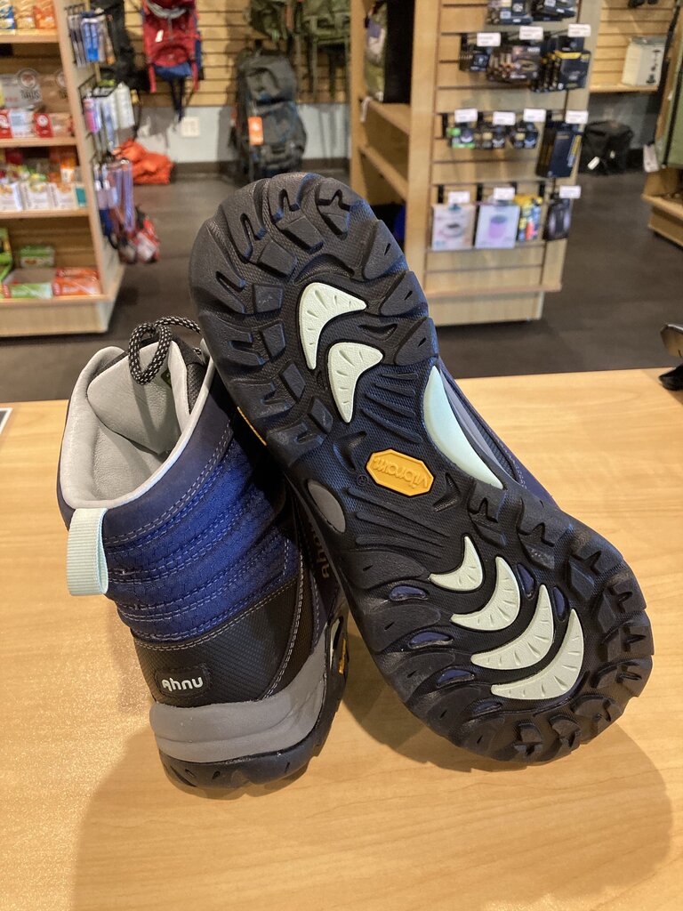 Ahnu Hiking Boots, Blue/Black, Women's 8.5