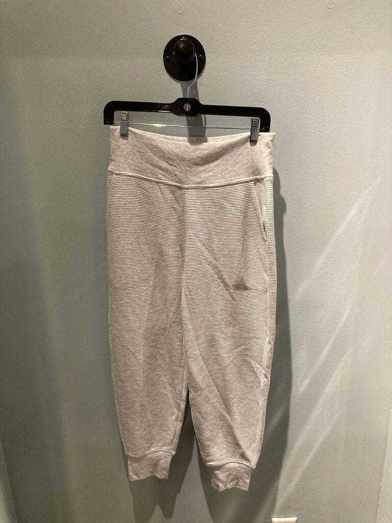Athleta Waffle Knit Pants, Grey, Women's S