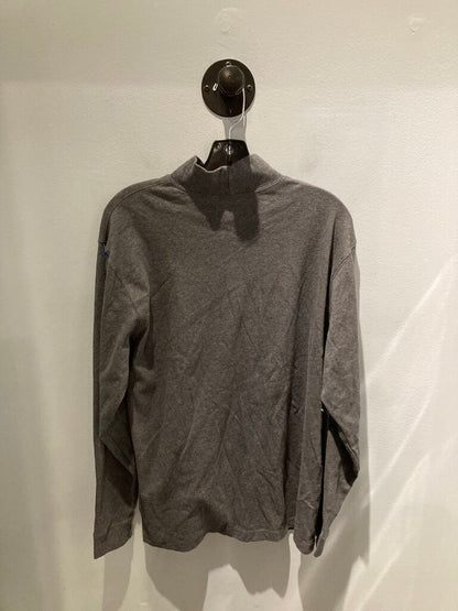 LL Bean Mock Neck, Grey, Men's L