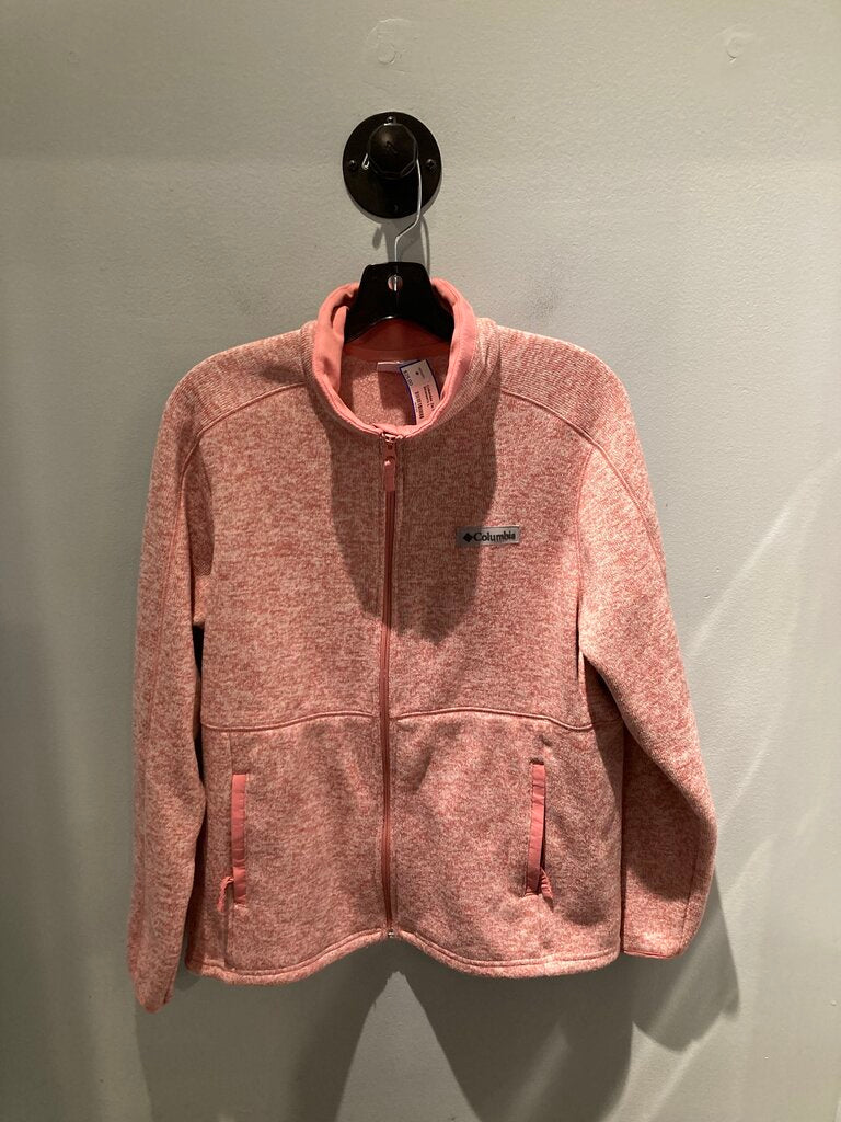 Columbia Zip Fleece, Pink, Women's L