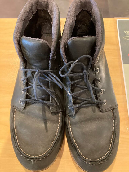 (Wear) Chaco Leather Boots, Black, Men's 9