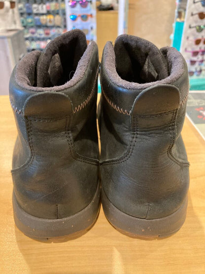 (Wear) Chaco Leather Boots, Black, Men's 9